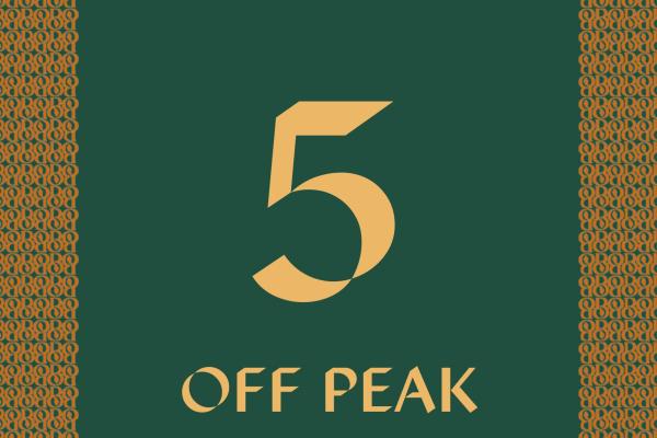 5 Entry Sessions Off Peak
