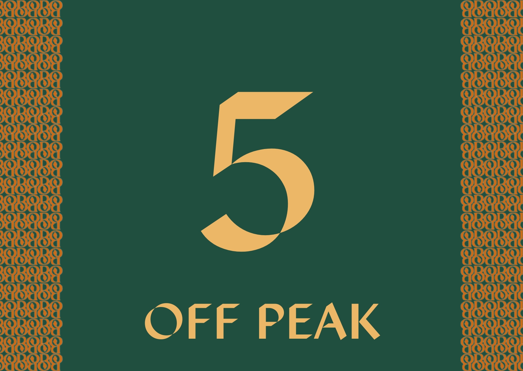5 Entry Sessions Off Peak