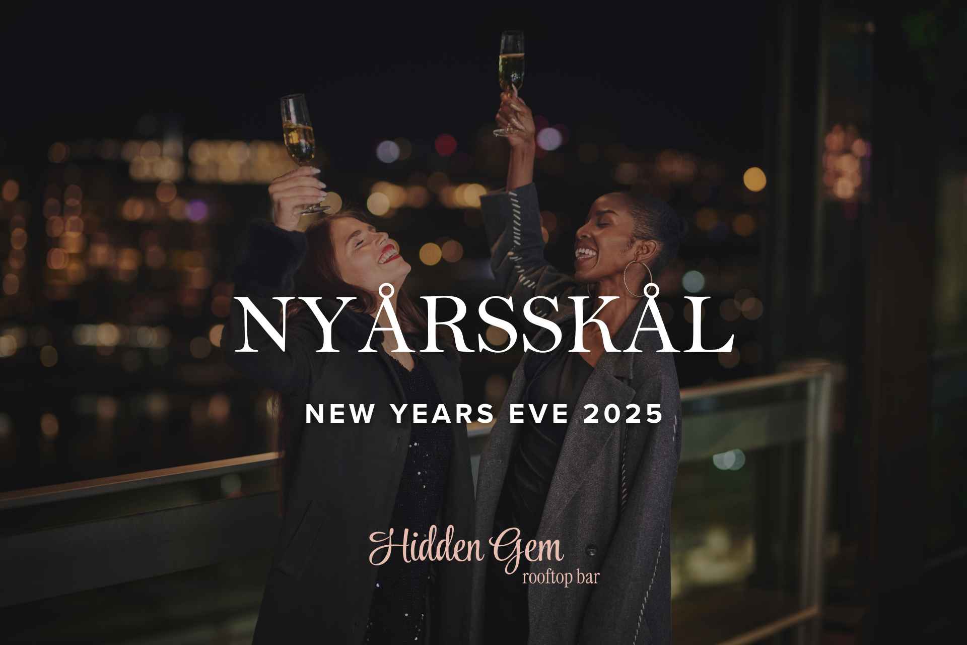 Nyårsskål | Hidden Gem | Rooftop Bar | 2025/2026