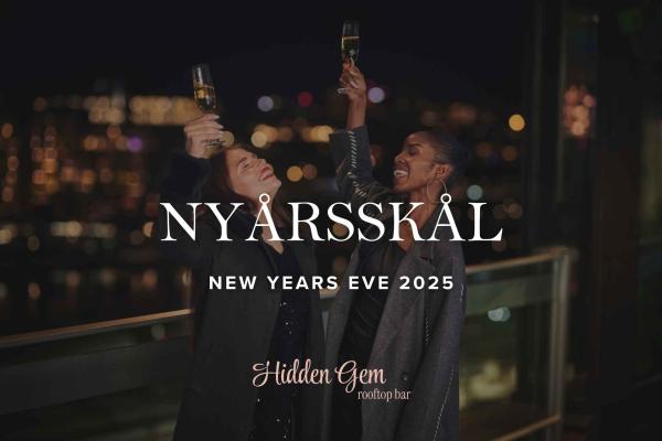 Nyårsskål | Hidden Gem | Rooftop Bar | 2025/2026