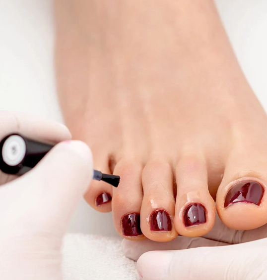 Pedicure with Glitterbels Gel Polish