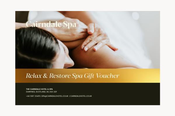 Relax & Restore Spa Day Voucher - Weekday