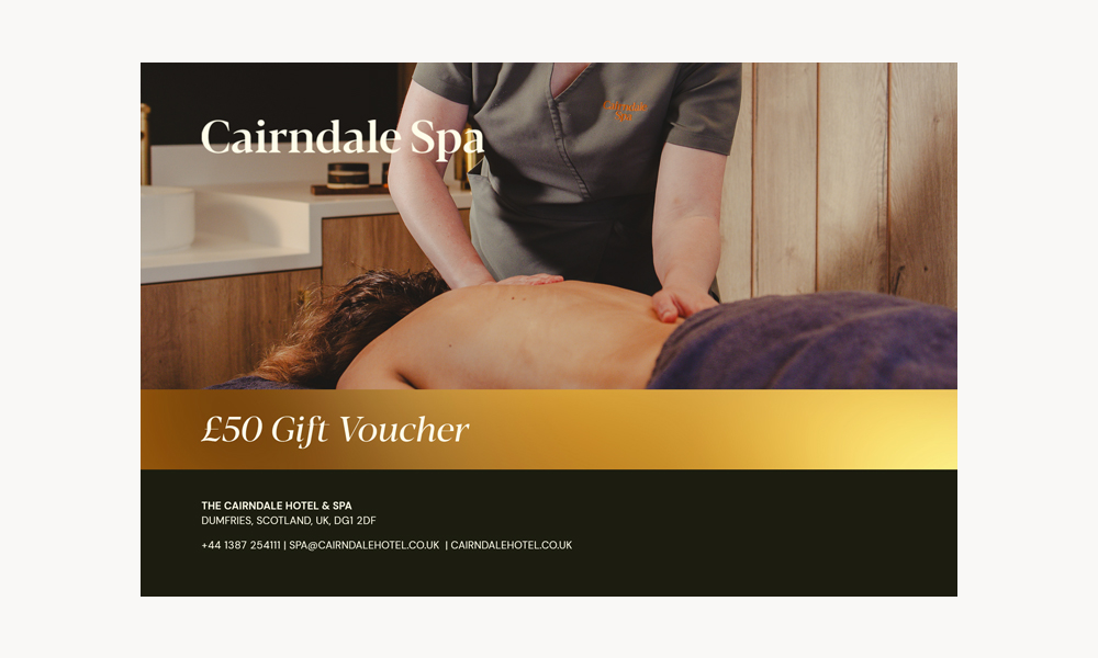 £50 Cairndale Spa voucher