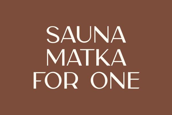 Sauna Matka Experience for One