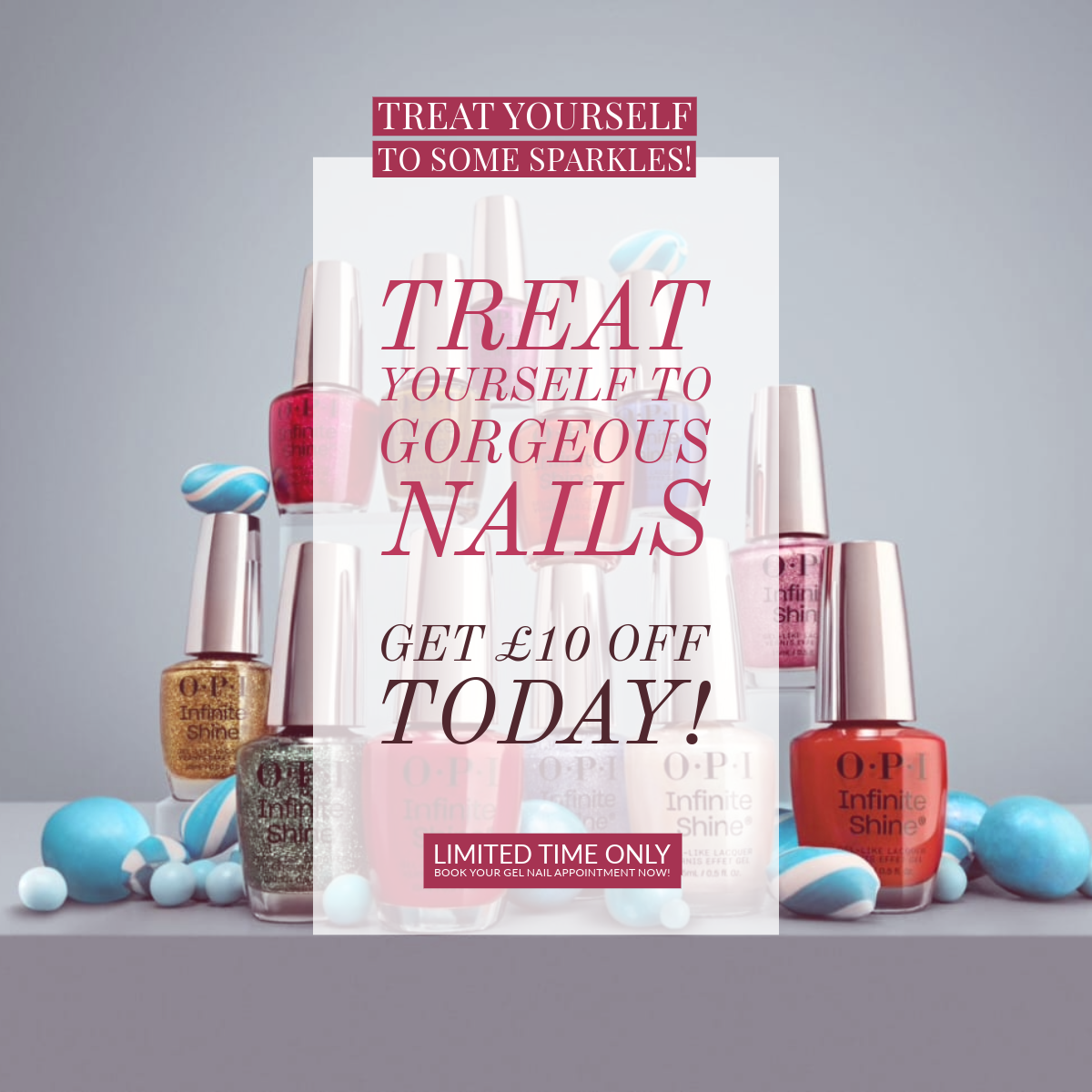 £10 off OPI Gel Nails now £27