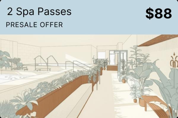 Presale: 2 Spa Passes at All's Well