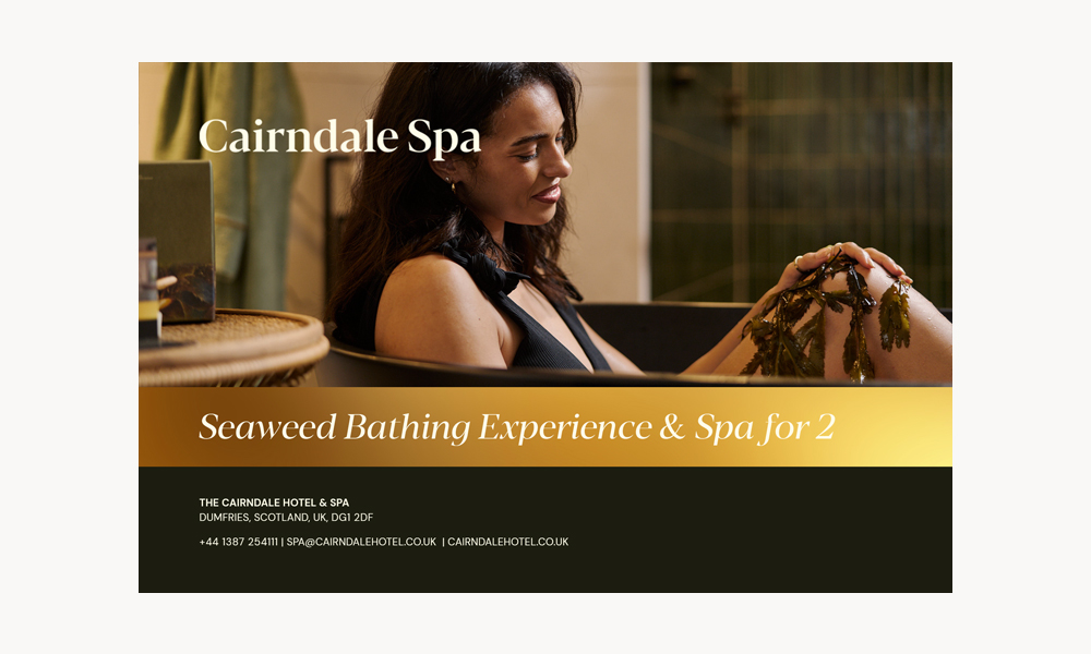 Black Friday - Seaweed Bathing Experience & Spa for 2 Voucher