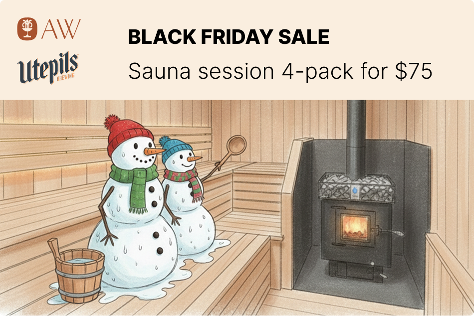 SALE: 4-Pack Sauna Sessions at Utepils