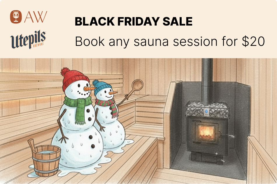 SALE: Open Sauna Session at Utepils