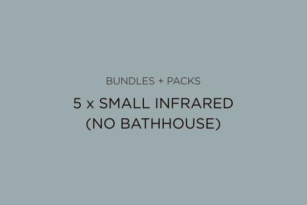5 x Small Infrared Credits (No Bathhouse)