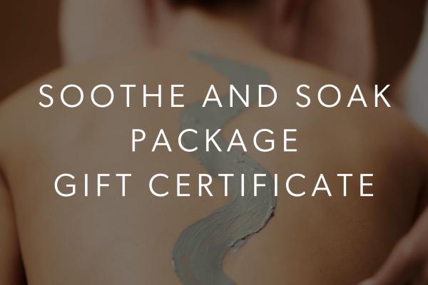 Soothe and Soak Package Gift Card