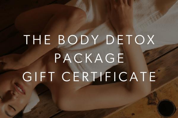 The Body Detox Gift Certificate