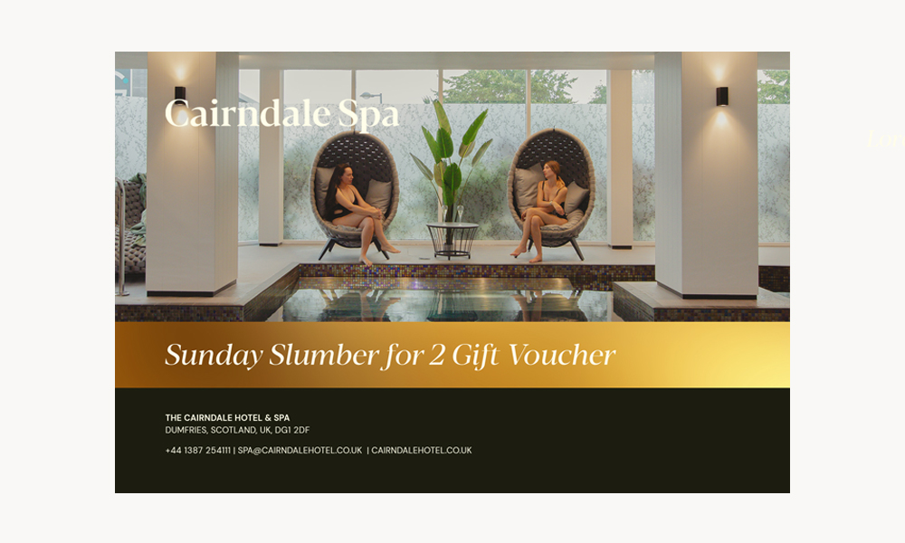 Sunday Slumber Spa Stay for 2 Voucher