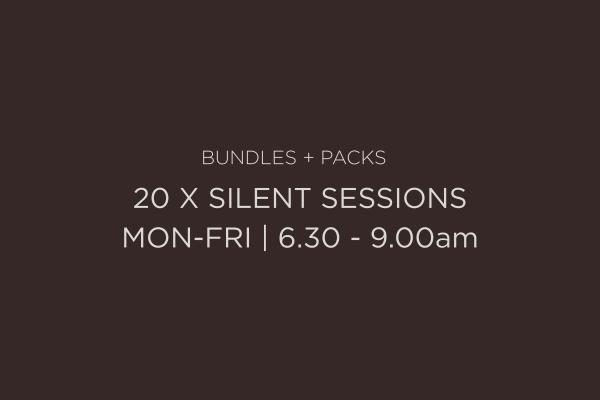 20 x Silent Session Credits