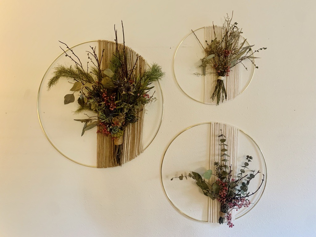 ✦ Dried Floral Hanging Art Workshop