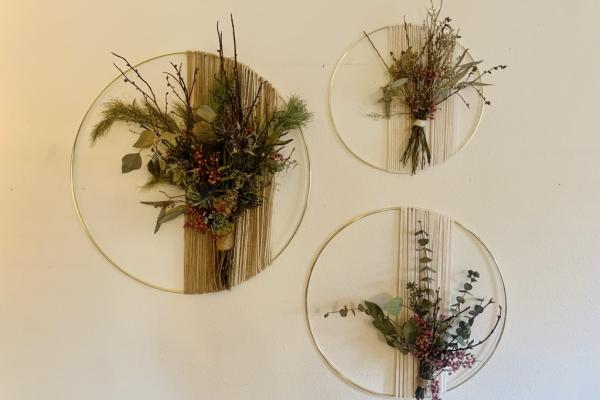 ✦ Dried Floral Hanging Art Workshop