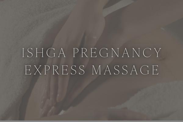 ISHGA Back, Neck and Shoulder Pregnancy Massage