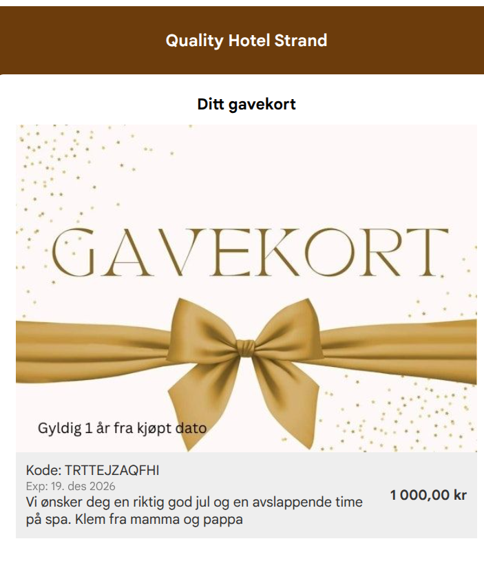 GAVEKORT DUO  KLASSISK/AROMMA MASSASJE 50 MIN