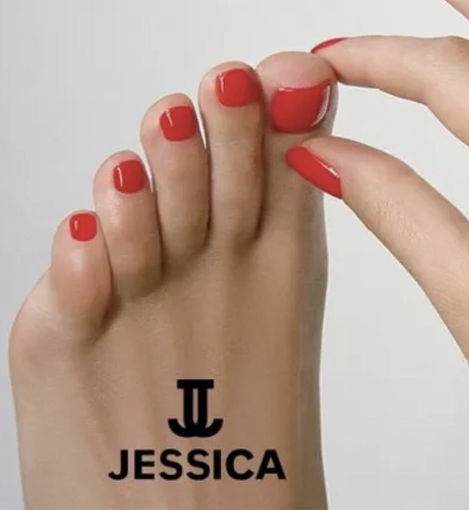 Jessica Gel Nails Overlay Pedicure || 45 minutes