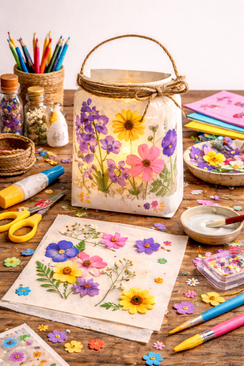 Pressed Flower Lantern Workshop