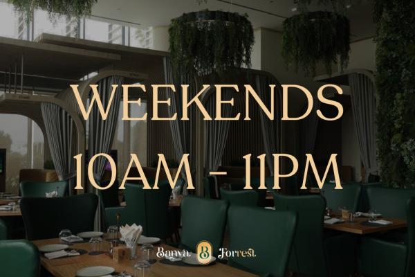 SATURDAY TO SUNDAY ENTRY (10AM - 11PM)