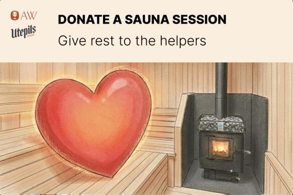 Donate a Sauna Session