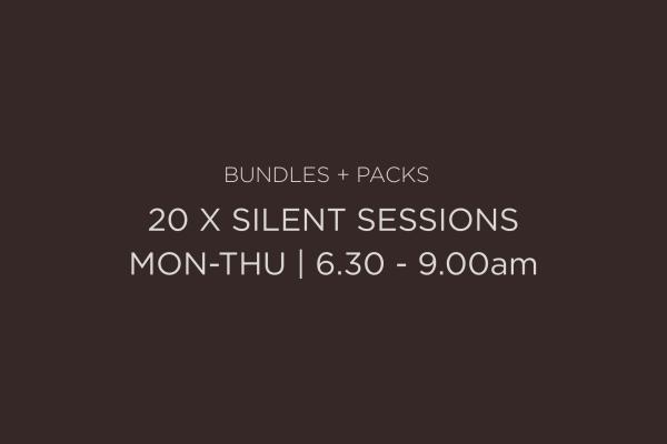 20 x Silent Session Credits