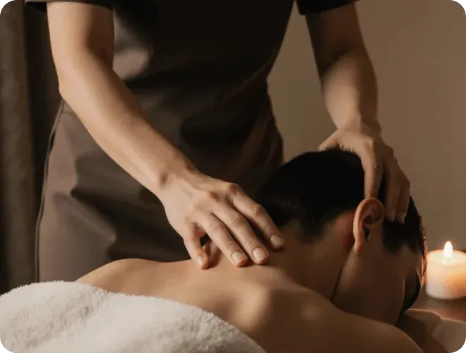Back, Neck, Shoulder & Scalp Massage