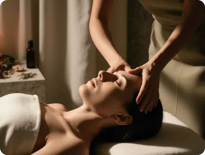 TreYsgawen, Face, Neck & Scalp Massage