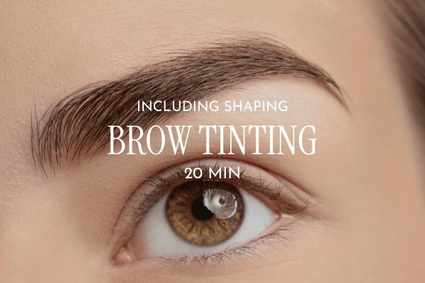 Brow Tinting | Including Shaping | 20 min