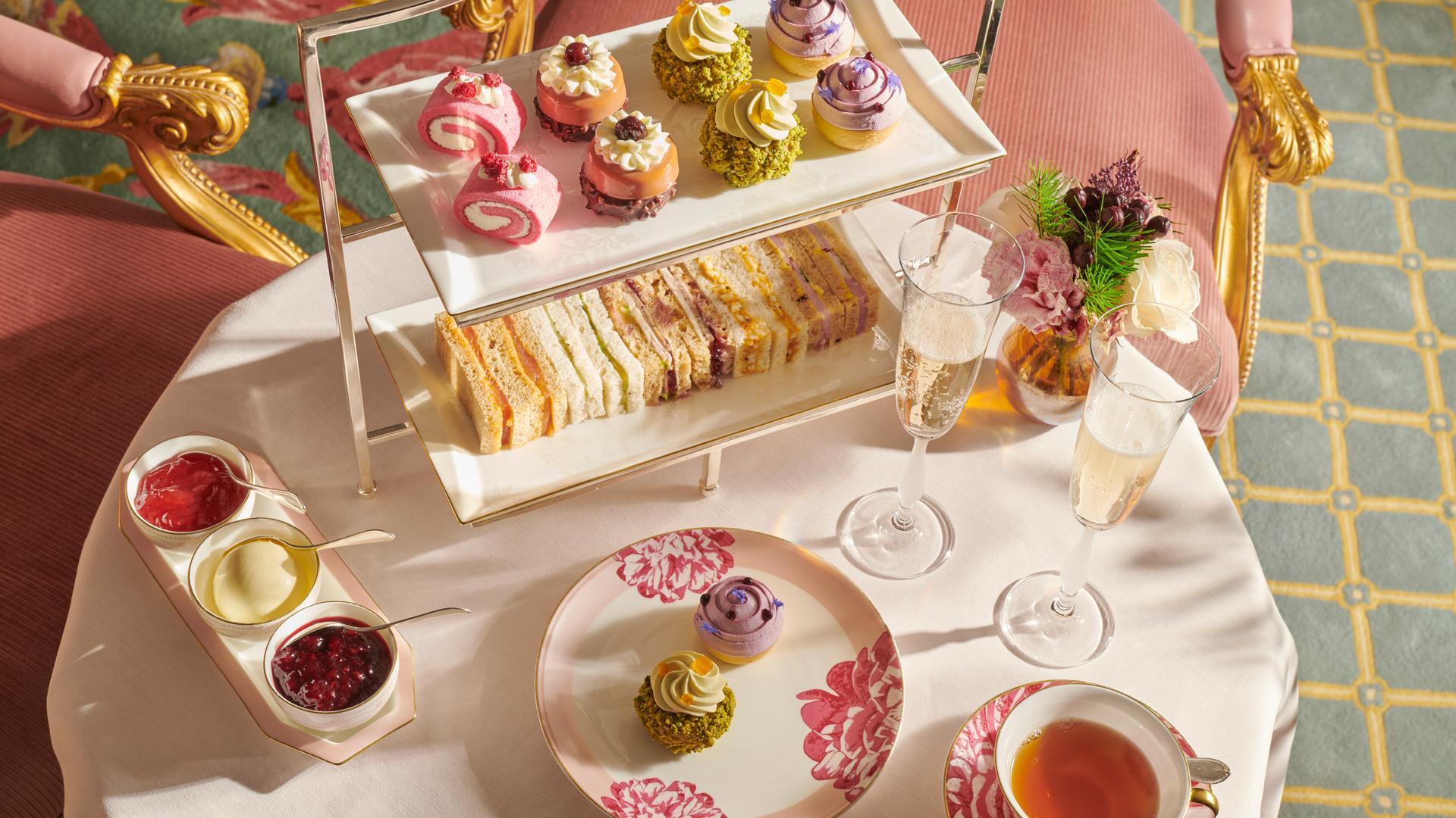 Spa and champagne afternoon tea