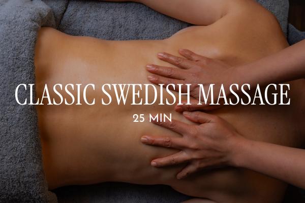Classic Swedish Massage | 25 min