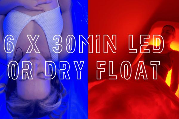 6 x LED Lounger Experiences or 30min Dry Float