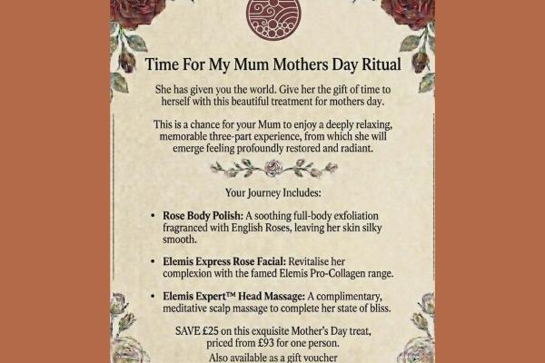 Time For My Mum Mothers Day Ritual