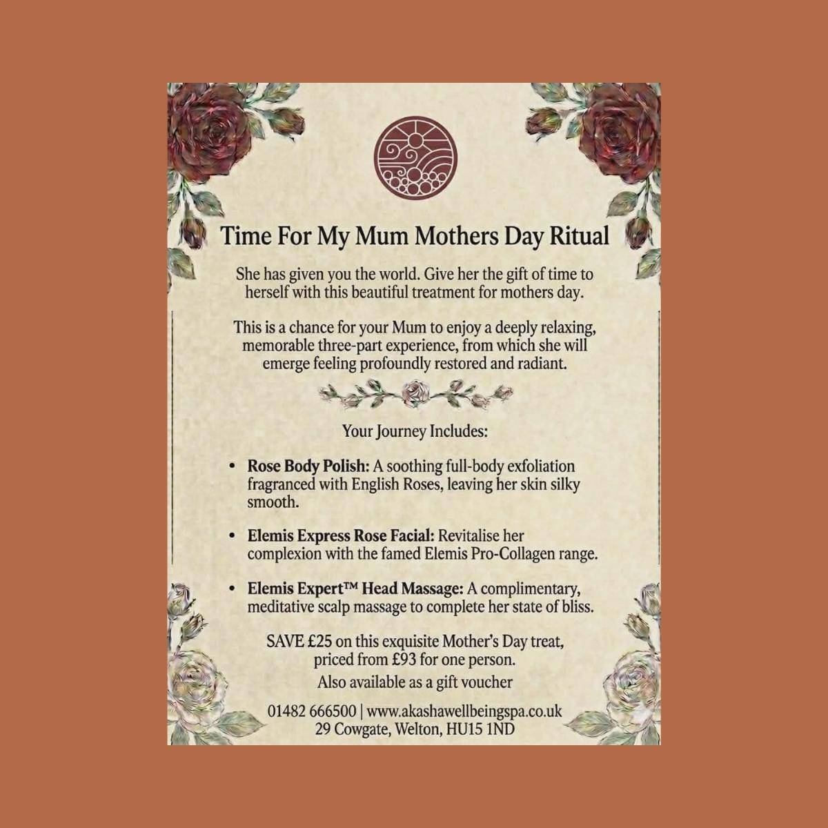 Time For My Mum Mothers Day Ritual