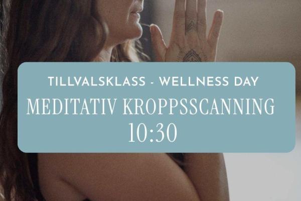 Tillval: Meditativ Kroppsscanning 10:30 - 11:30 Sara Nilsson