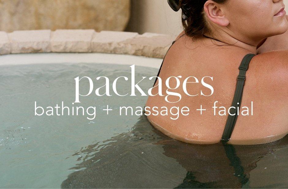 Packages | Massage + Facial + Bathing