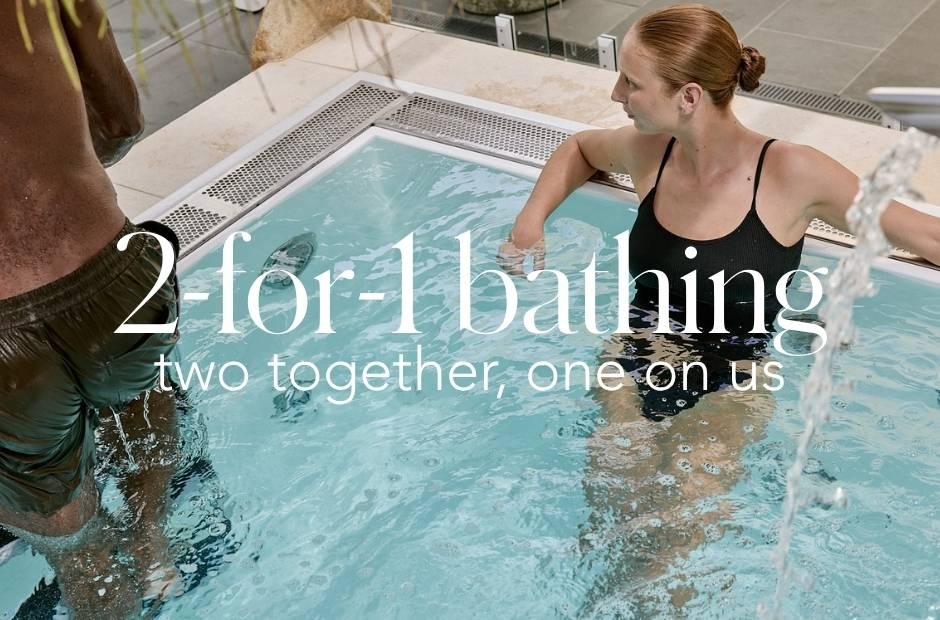 2-for-1 Bathing Tue + Wed (ends 30/4)
