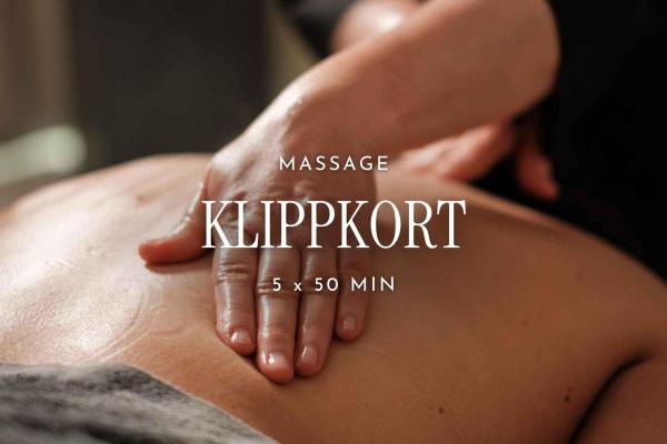 Klippkort Massage | 5 x 50 min