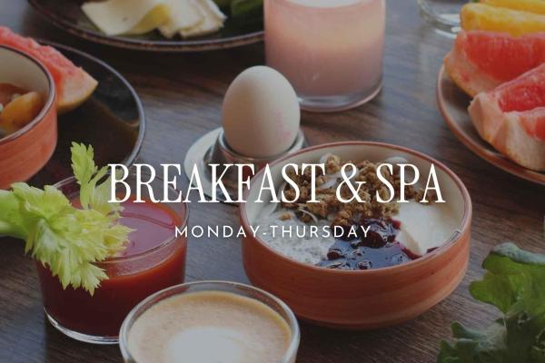 Breakfast & Spa | Monday - Thursday