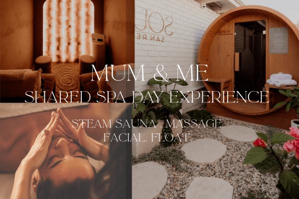 Mum & Me - Sauna, Float, Massage, Facial, - Shared Spa Day Experience