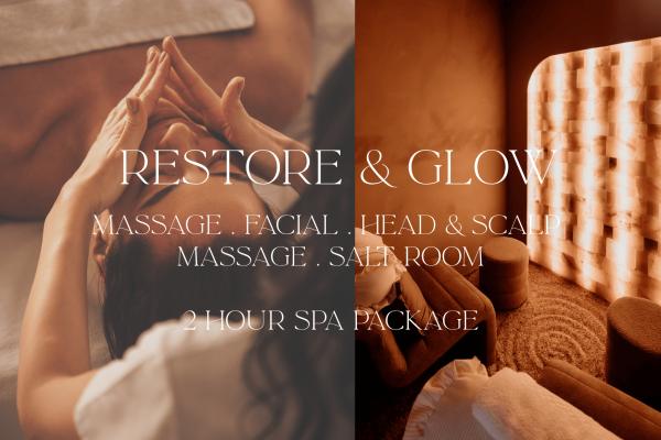 Restore & Glow Ritual (2 hrs + lounge time)