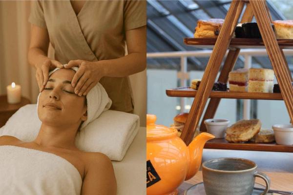 Unwind & Dine - Spa Treatment, Afternoon Tea and Fizz