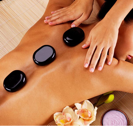 Hot Stone Back, Neck, Shoulder