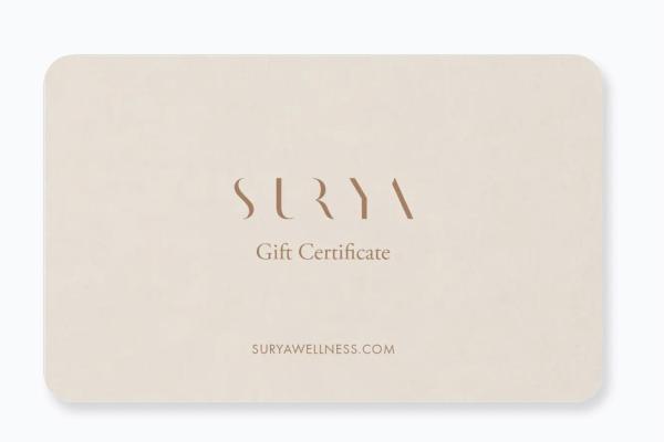 Surya Gift Certificate $200