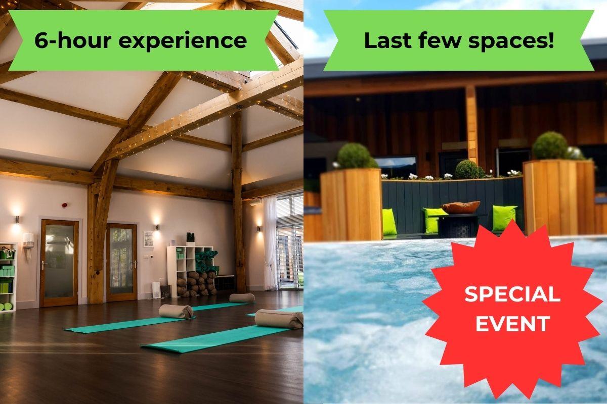 Yoga + Spa Retreat. Sun. 7th June