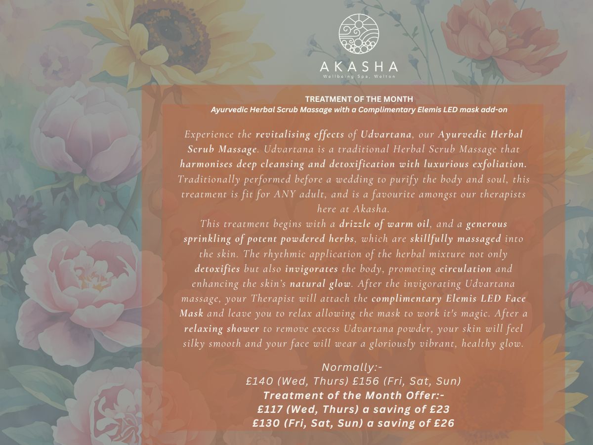 Treatment of the Month for June - Udvartana
