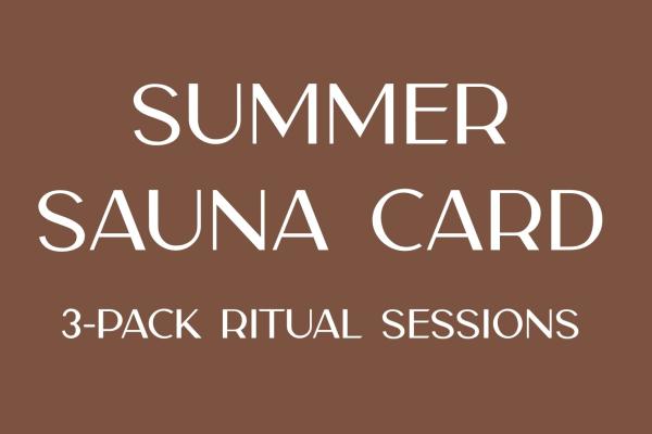 Summer Sauna Card