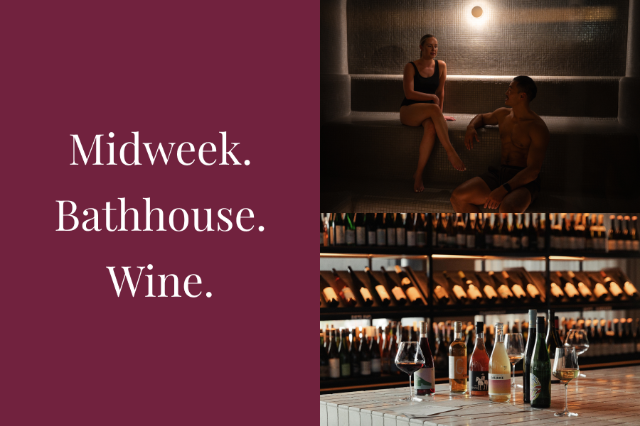 Wineism x Bathhouse Mid Week Experience