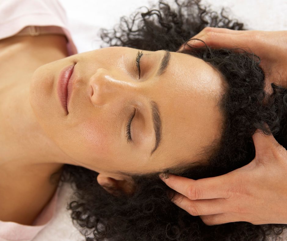 Hot Oil Scalp Massage
